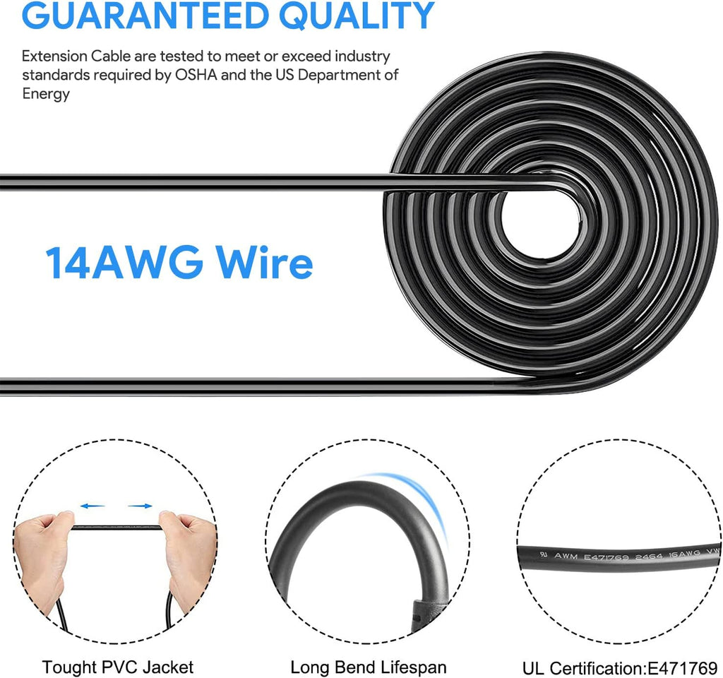 Extension Cable 10FT 3M DC 8.0mm Connector Power Cord A12825