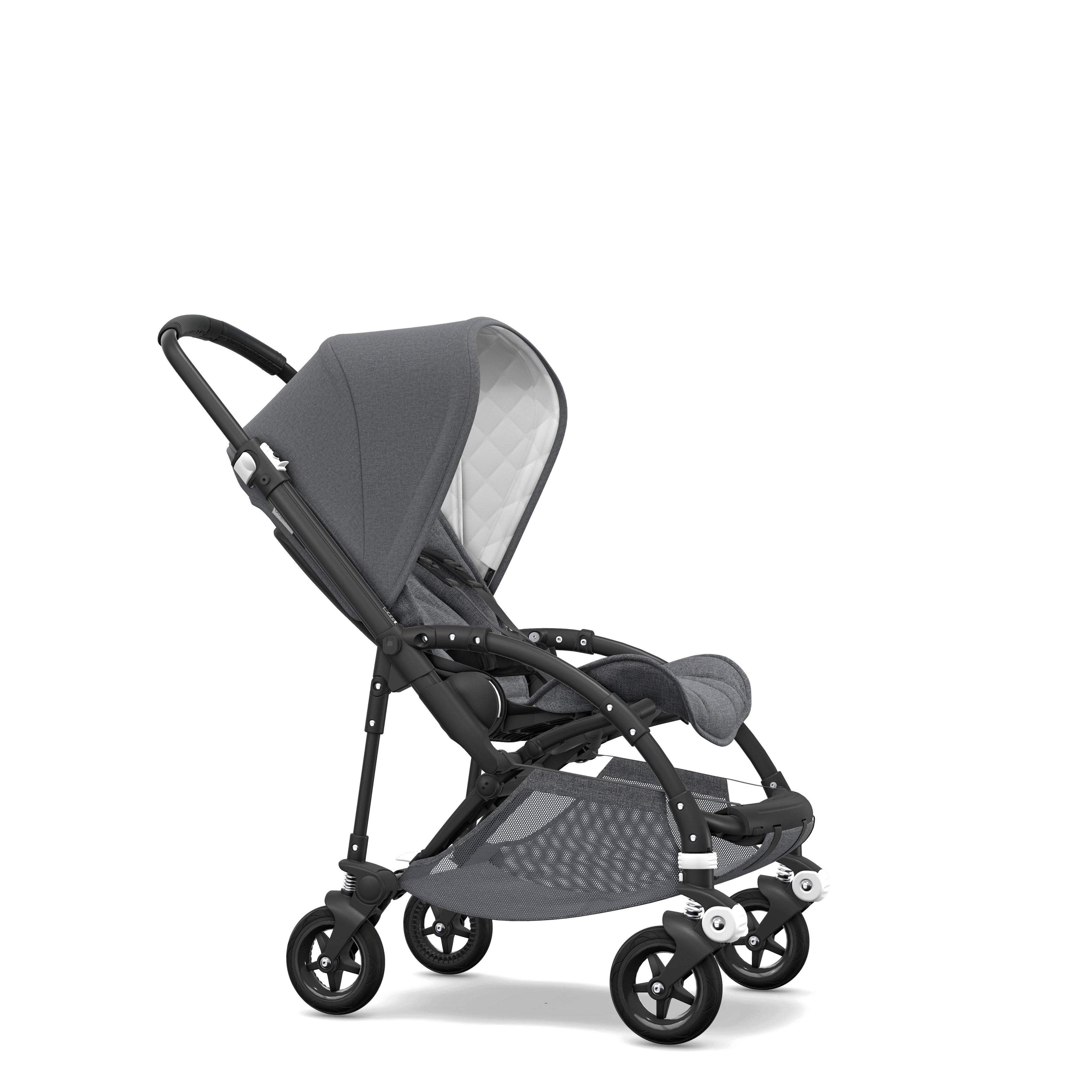Black/Grey Melange Complete Stroller V423501