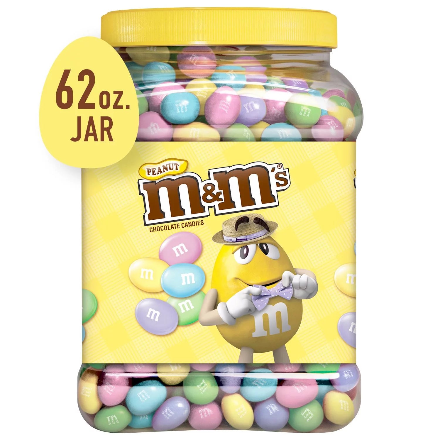 62 oz Peanut Chocolate Candy Jar H953433