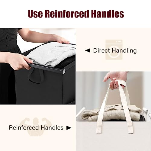 112L Large Double Laundry Hamper with 2 Removable Washable Bags P207