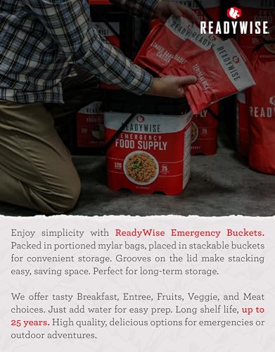 18 Servings Emergency Food Supply with Freeze Dried & Dehydrated Meals A150720