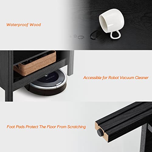 White 6 Cubby Wood TV Stand N7139