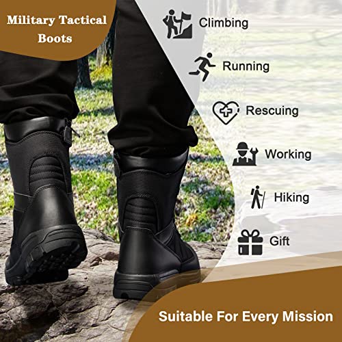 Men's Military Tactical Boots with Zipper H9464