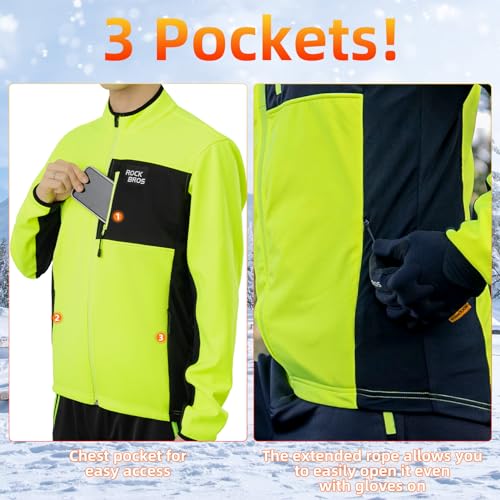 Winter Thermal Cycling Jacket with 3 Pockets K317547
