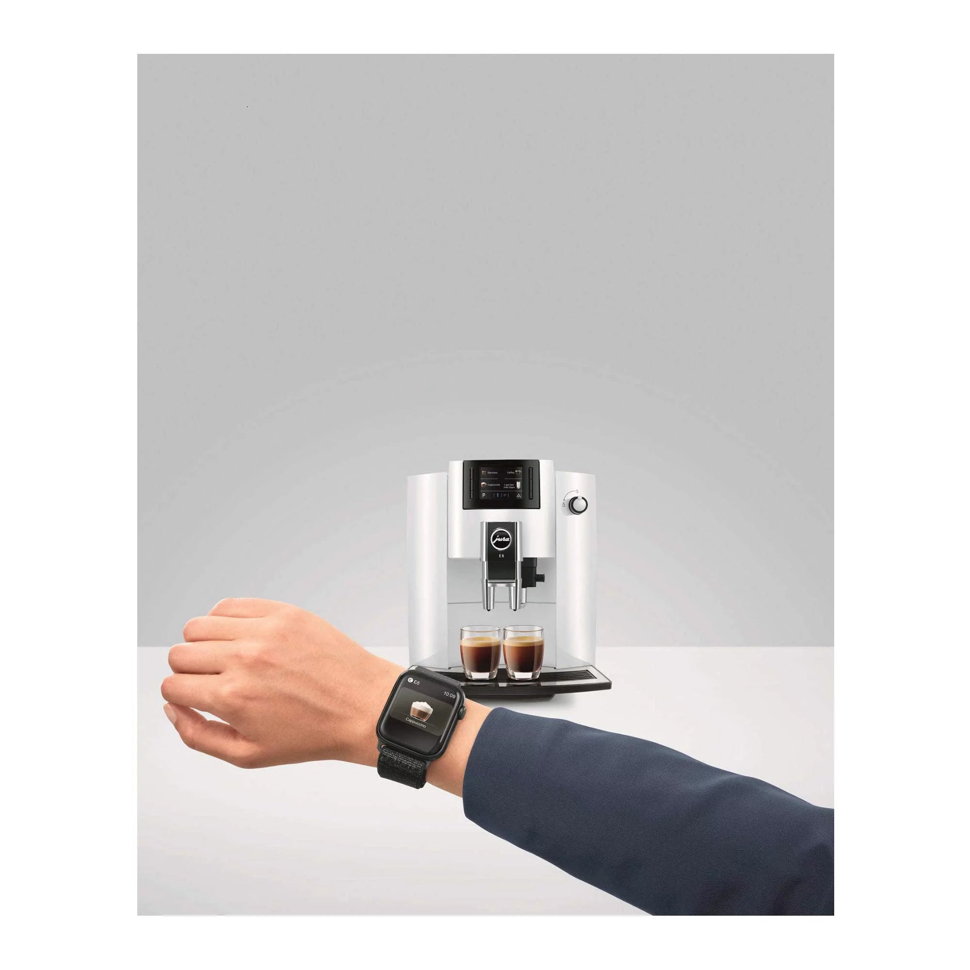 Piano White Automatic Espresso Machine P1575