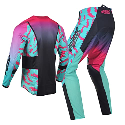 Mens Motocross Jersey Pants Combo MX Gear Set Q48008
