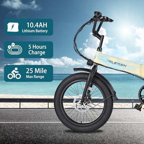 20"×3.0 Fat Tire Folding Electric Bike with 374.4Wh Battery F81545