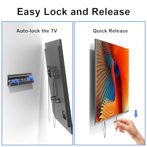 Studless TV Wall Mount for 23-60 Inch TVs up to 99 lbs, Low Profile Drywall TV Bracket with Max VESA 400x400mm R78226