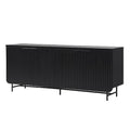 Coastal Oak 4-Door Sideboard Buffet Console I229