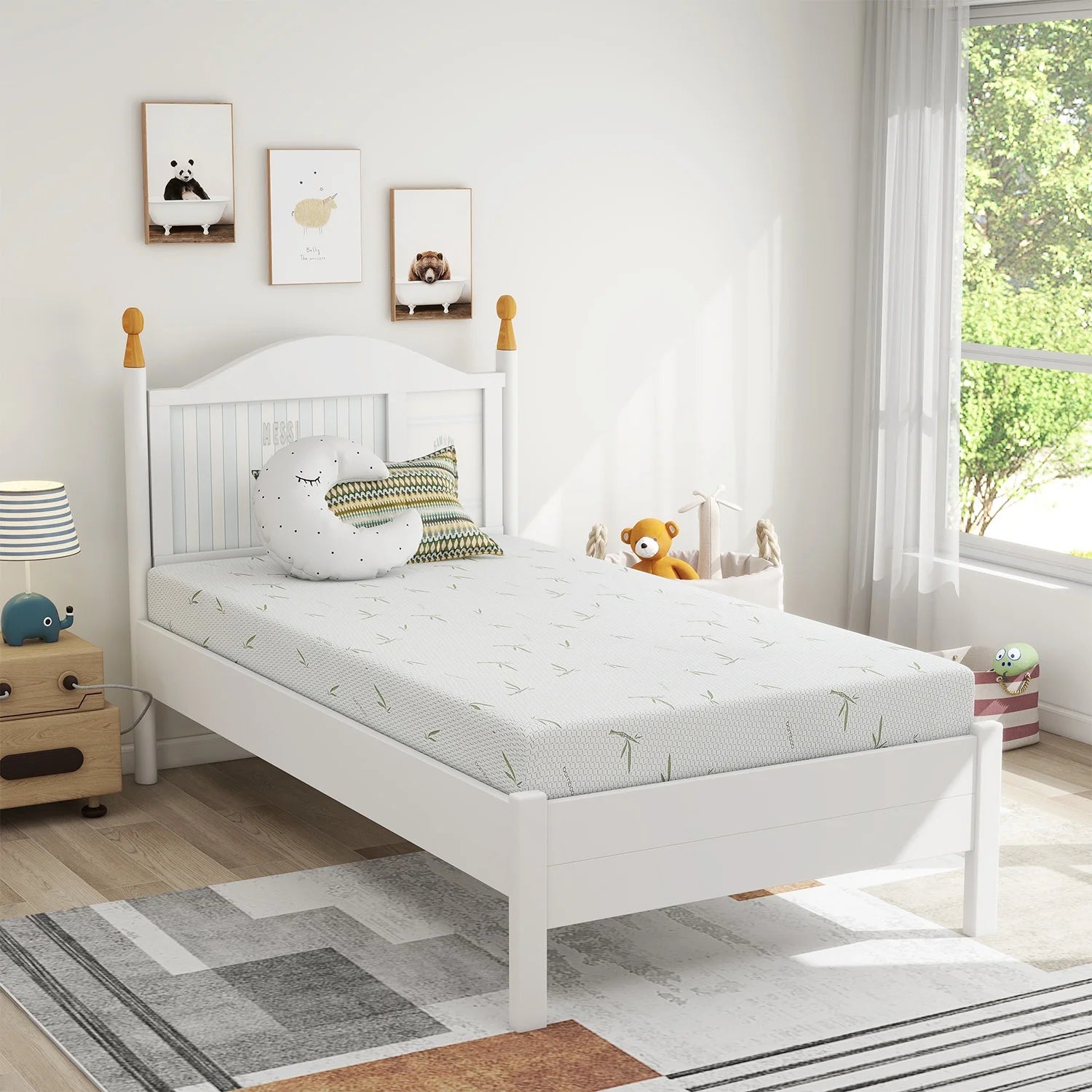 6 inch Memory Foam Mattress with Bamboo Cover H66108