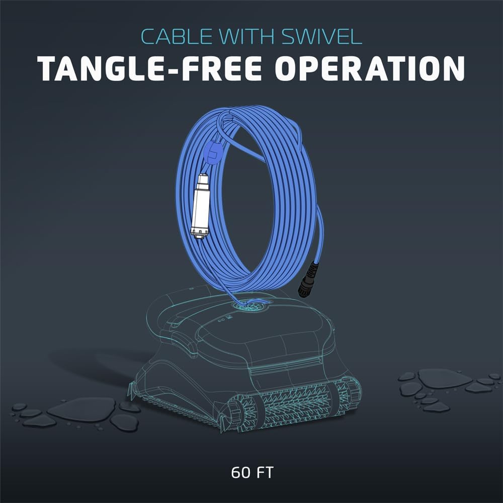 60 FT Blue Cable with Swivel O96075