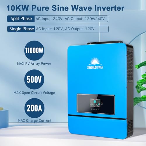 10000W DC 48V Solar Inverter with 2 MPPT Controllers J748460
