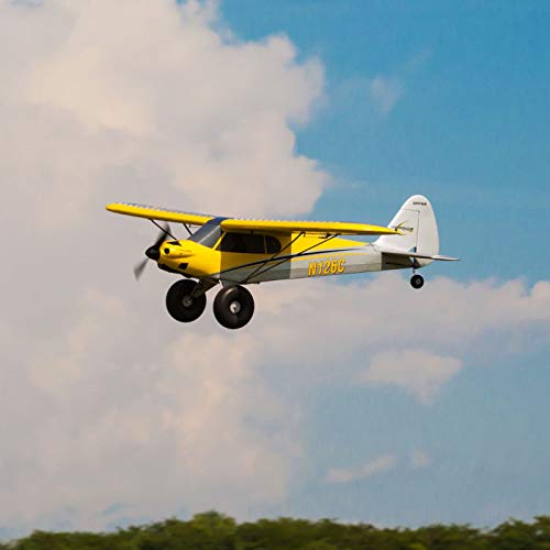 Yellow RC Airplane Carbon Cub S 2 1.3m BNF Basic J873
