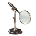 Bronzed Magnifying Glass with Stand D964