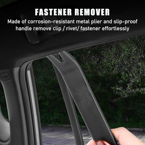 5 PCS Auto Trim Removal Tool Kit, Plastic Clip Fastener Remover Pry Tool Set (Green) U883