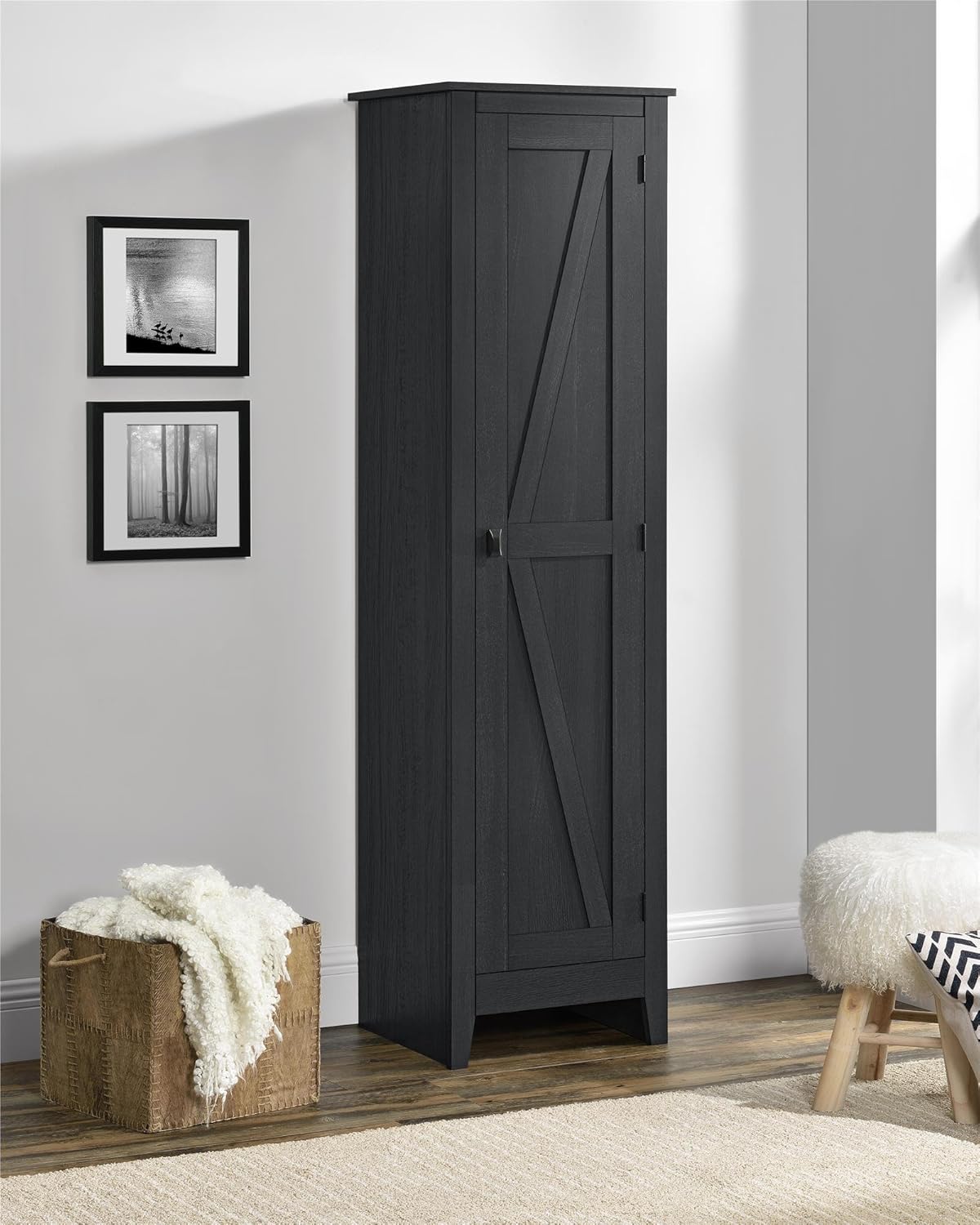 Black Oak Storage Cabinet B942114
