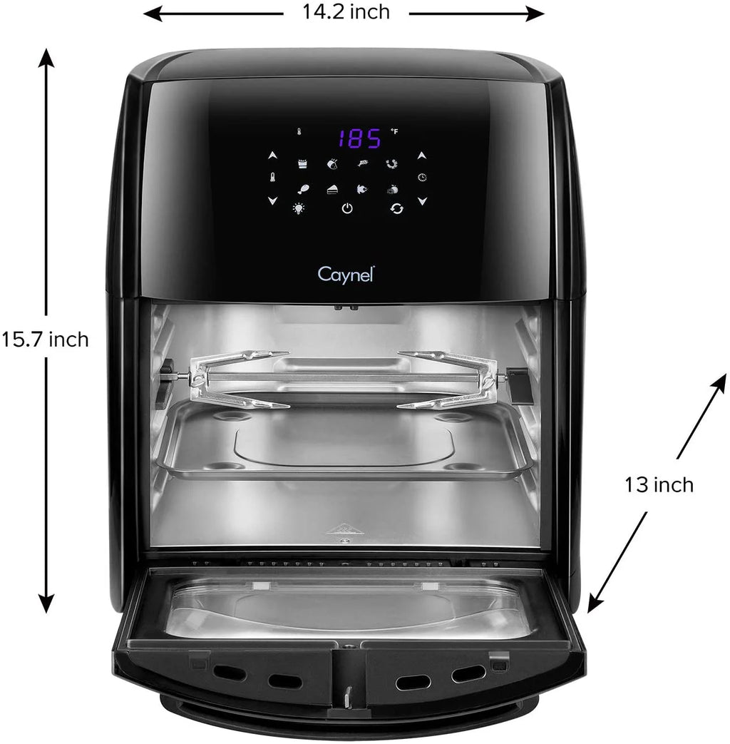 8-in-1 Digital Air Fryer Oven 12.7 Qt Countertop Oven, Black B68839