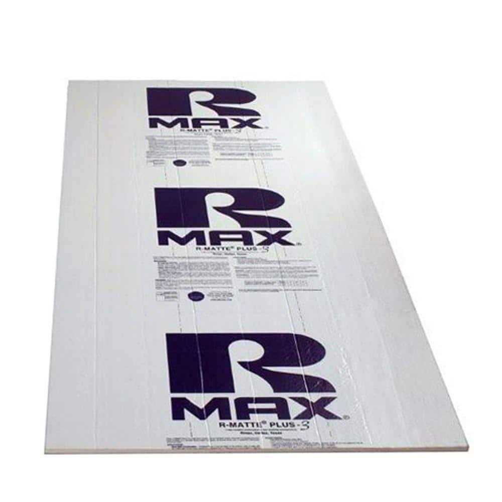 1 in. x 4 ft. x 8 ft. R-6 Polyisocyanurate Rigid Foam Insulation Board B3798