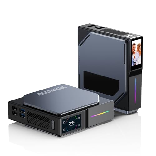 Mini PC Win 11 Pro N97 16GB DDR4 512GB M.2 SSD Dual LAN WiFi6 BT5.2 4K Dual Display S371