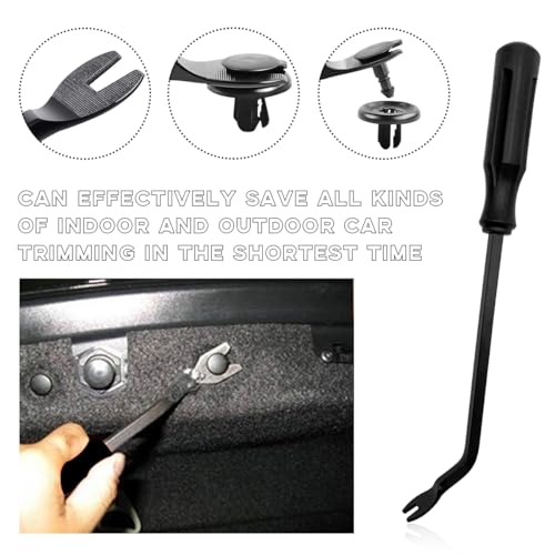5 PCS Auto Trim Removal Tool Kit, Plastic Clip Fastener Remover Pry Tool Set (Green) U883