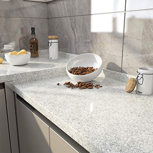 15.8"x276" Glossy Granite Contact Paper Z7484