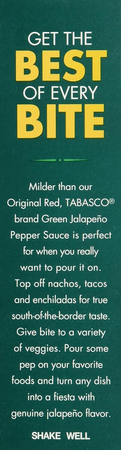Green Jalapeno Pepper Sauce 2 oz bottle W9371