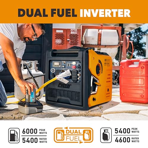 9500 Watt Tri Fuel Portable Inverter Generator with Remote Electric Start O912334