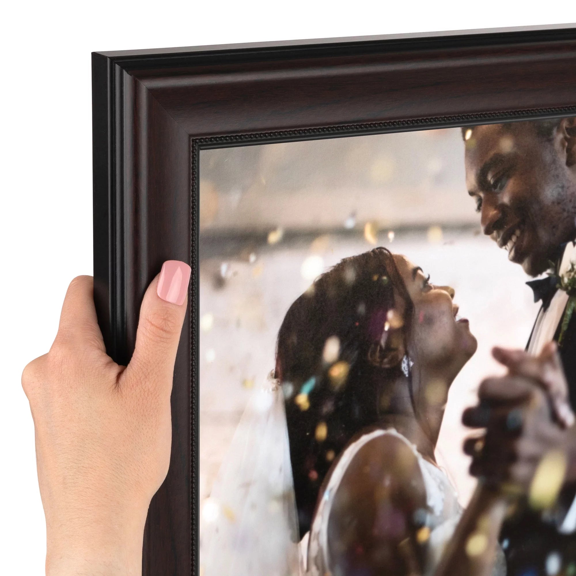 20x30 Inch Brown MDF Picture Frame with Plexi Glass T3671