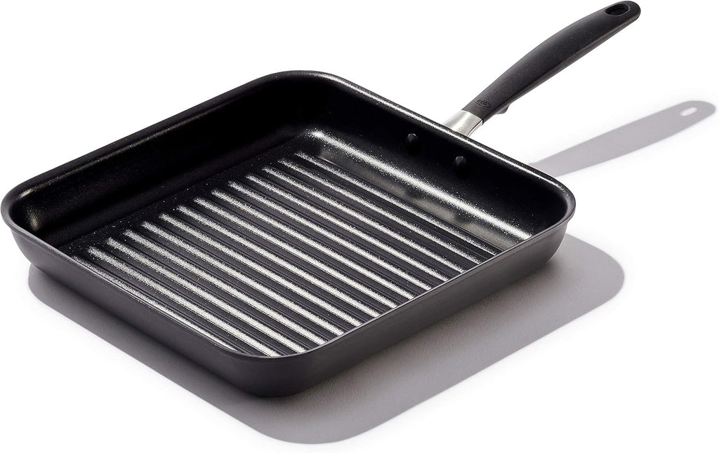 11" Square Nonstick Grill Pan with Stainless Steel Handle C888