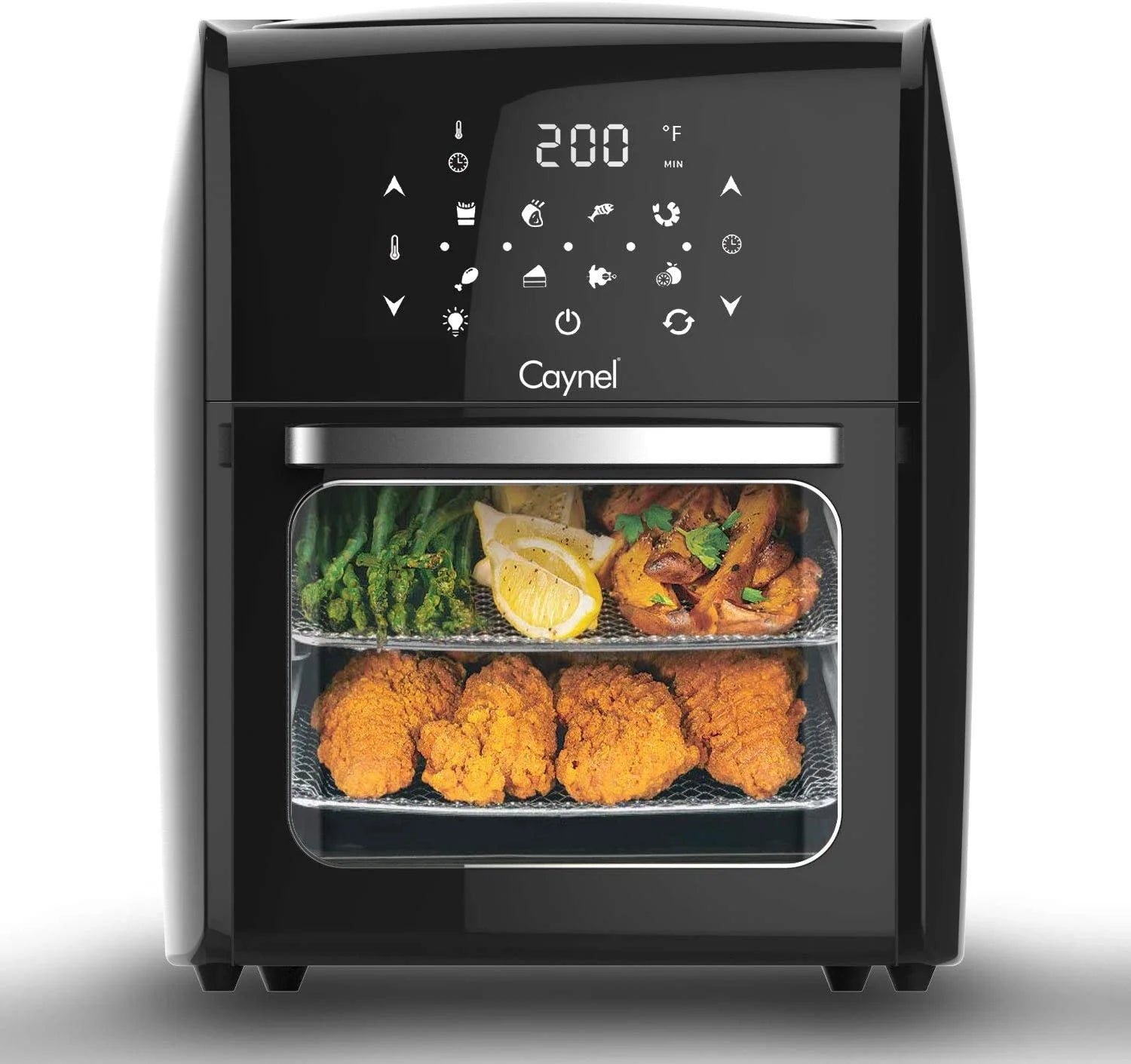 8-in-1 Digital Air Fryer Oven 12.7 Qt Countertop Oven, Black B68839