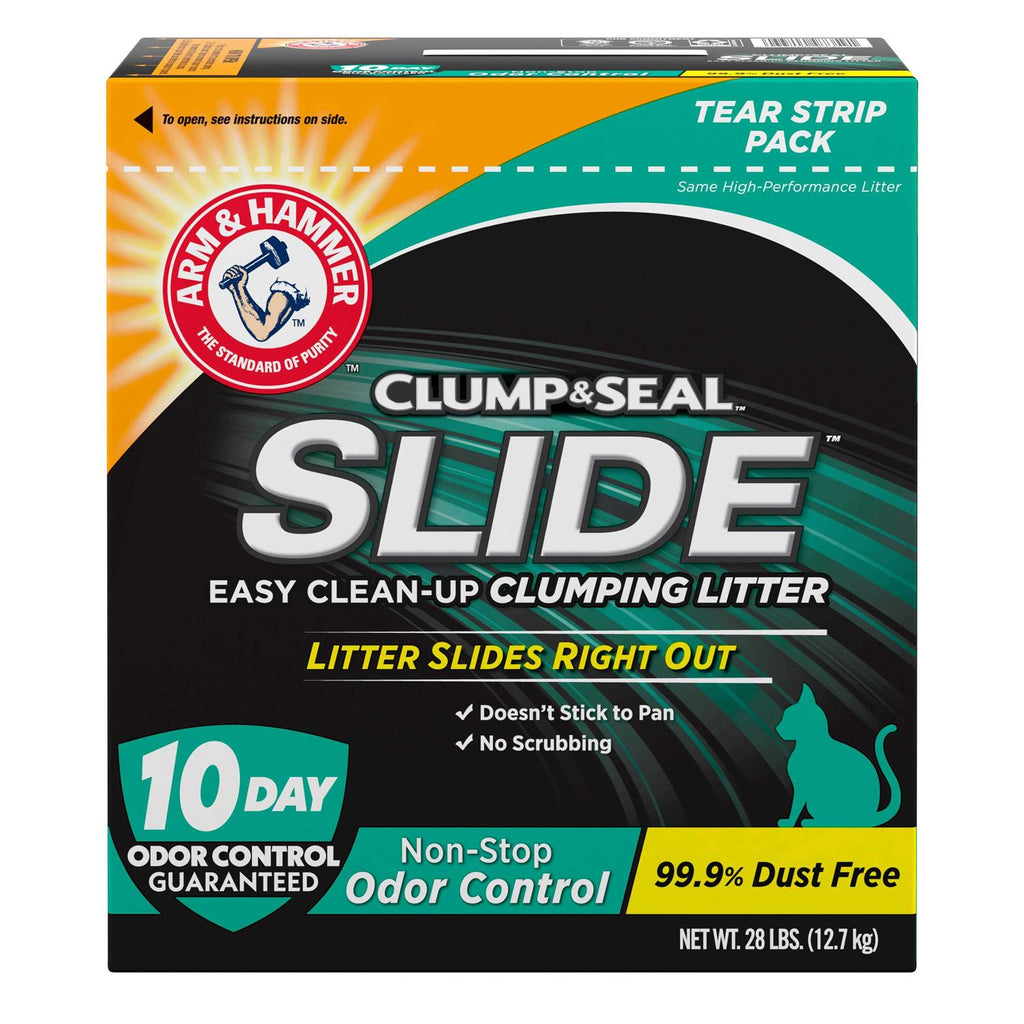 Slide Odor Control Easy Clean-Up Clumping Cat Litter T44926