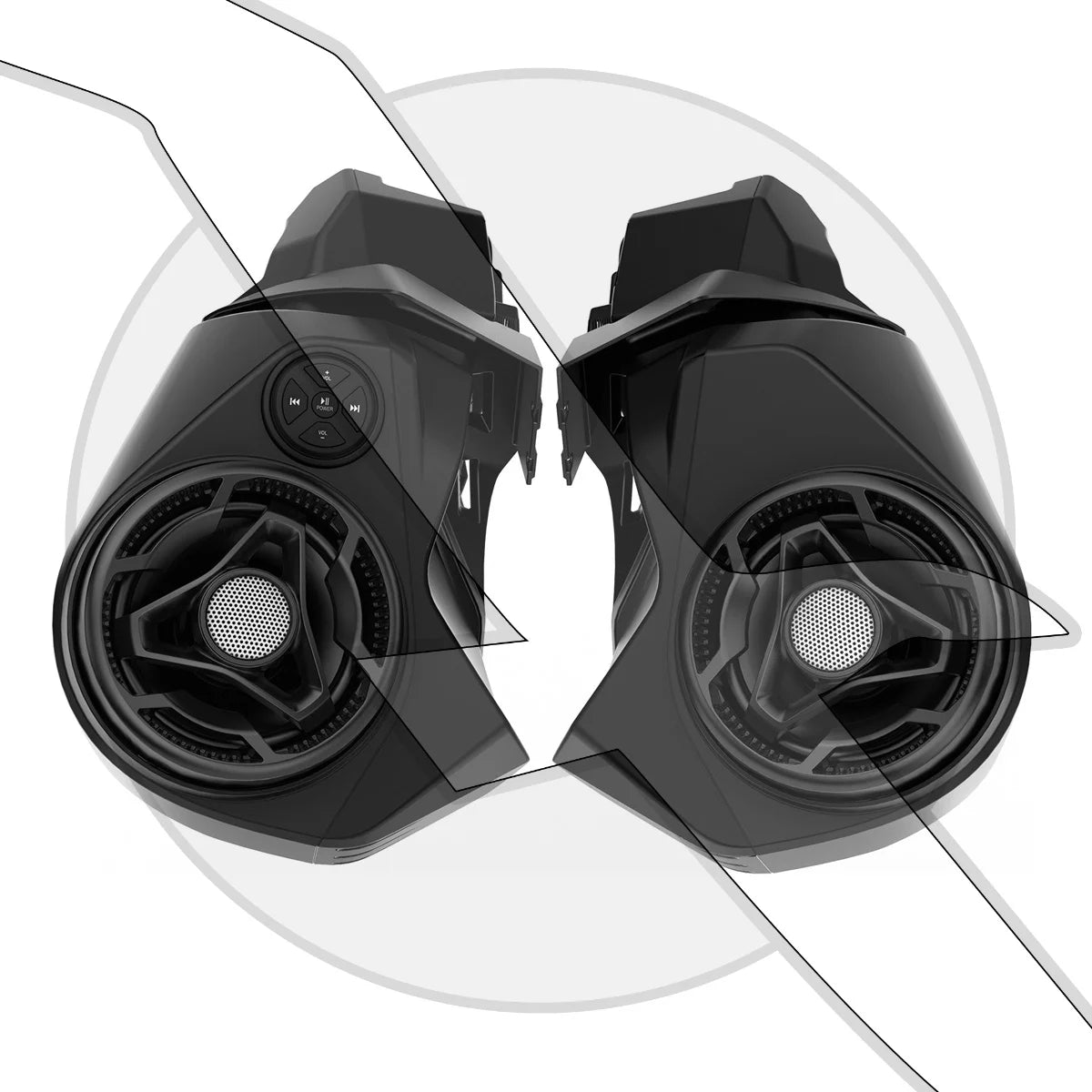 Waterproof Bluetooth Audio Speakers System V48419