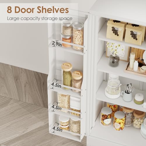 Black Metal Storage Cabinet with 3 Adjustable Shelves T959875