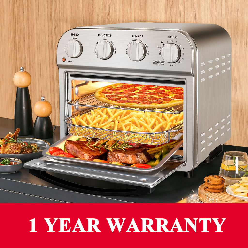 Stainless Steel Air Fryer Toaster Oven Combo S21192