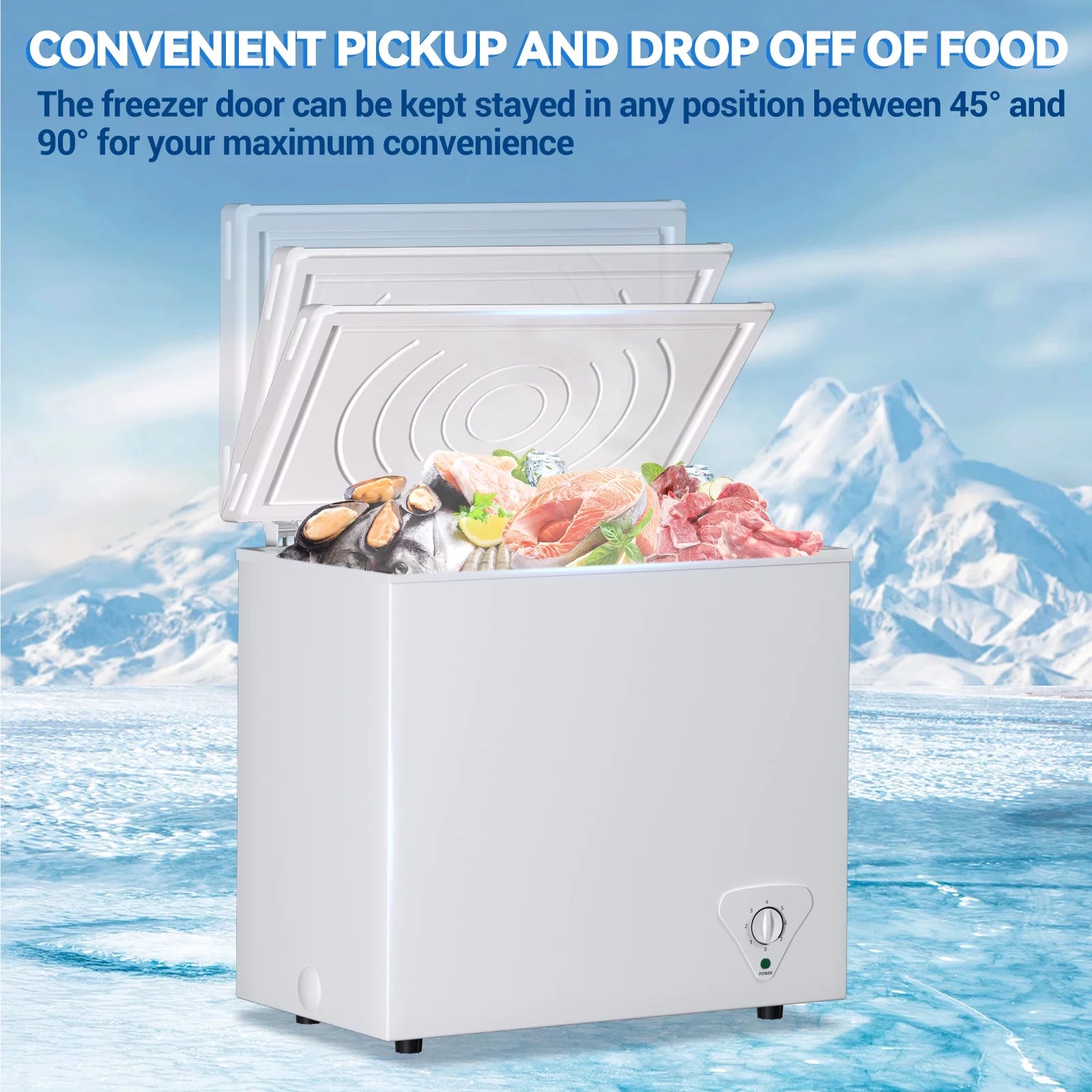7 Cu. Ft. Chest Freezer with Removable Basket K715