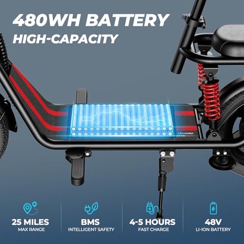 14" Tire 500W Electric Scooter with Seat L93916