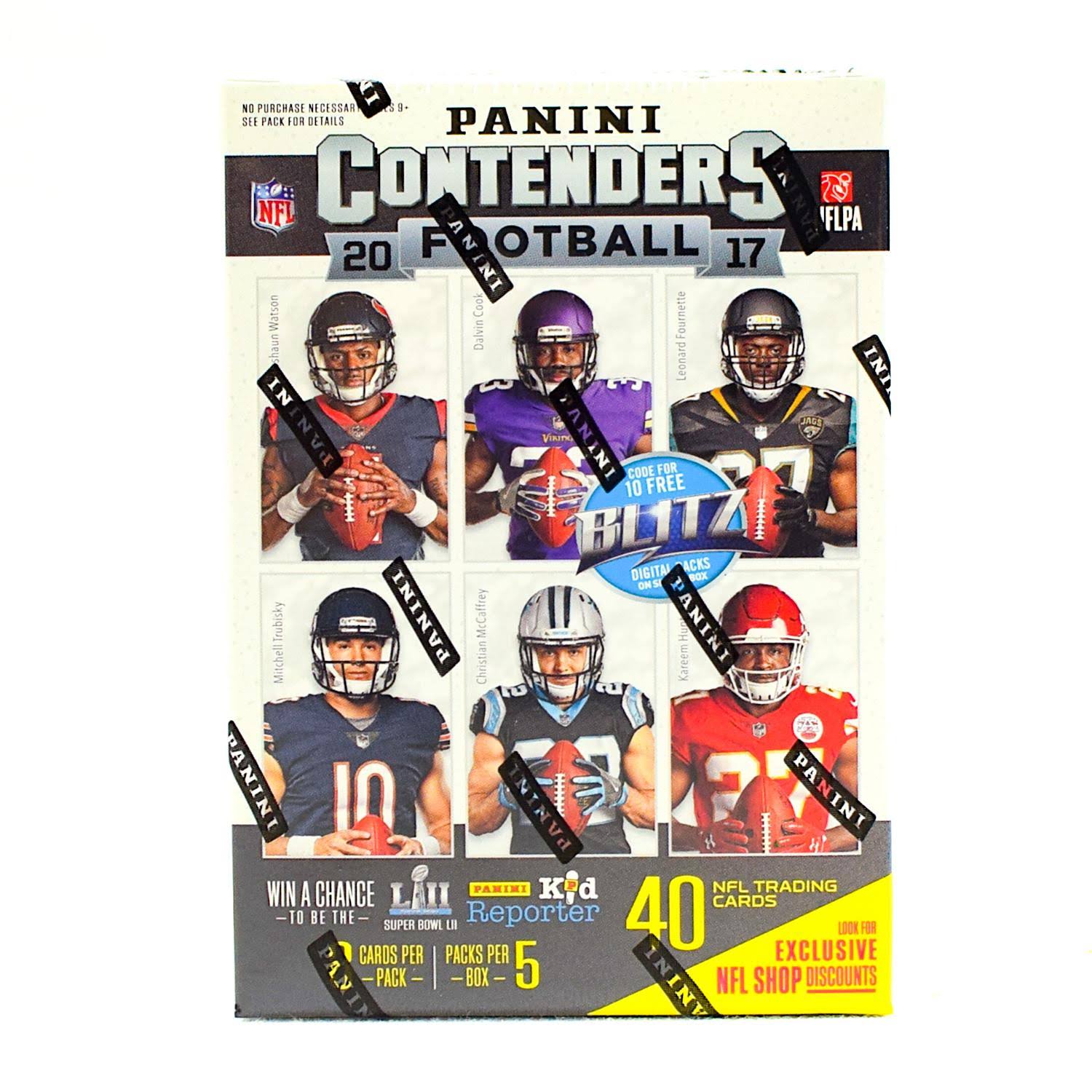 2017 Panini Contenders Football 5-Pack Blaster Box I327