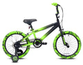 18" Black and Green BMX Bike X639