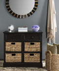 Brown Wicker Basket Storage Unit P59362