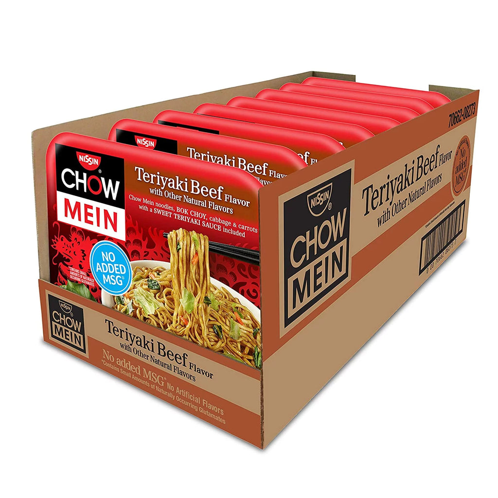 Teriyaki Beef-Flavored Chow Mein Meals (4 oz., Pack of 8) E25707