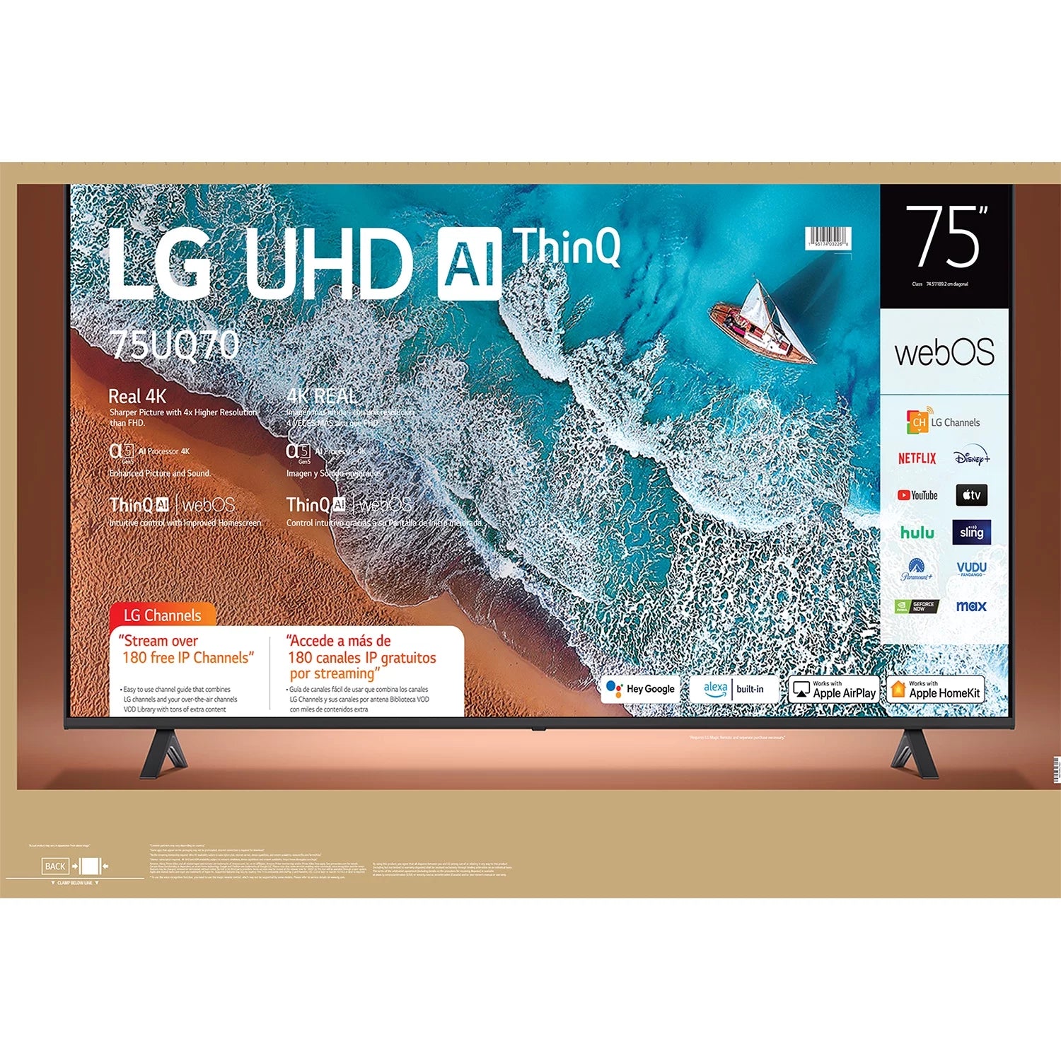 75" 4K UHD Smart TV X530