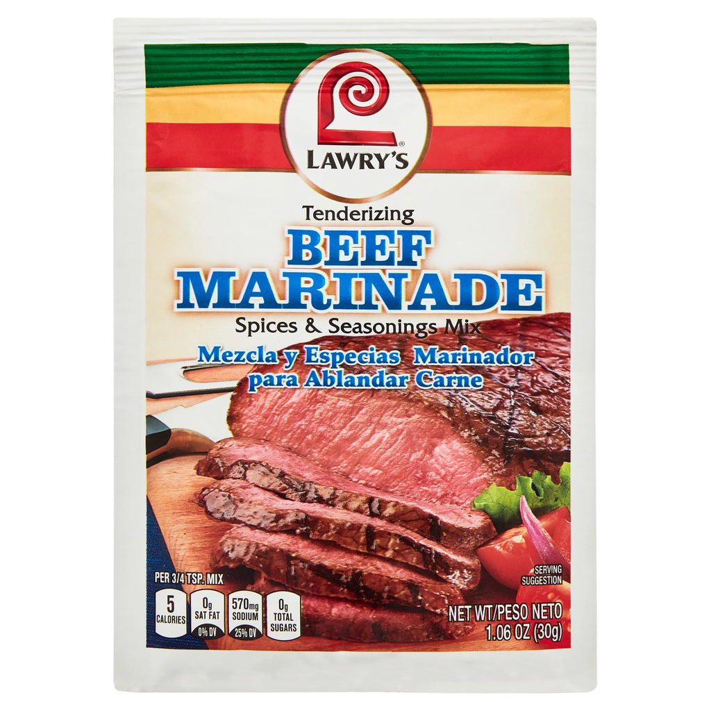(12 pack) Beef Marinade Spices & Seasonings Mix, 1.06 oz G590
