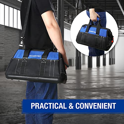16-inch Wide Mouth Tool Bag with Water Proof Molded Base K89960