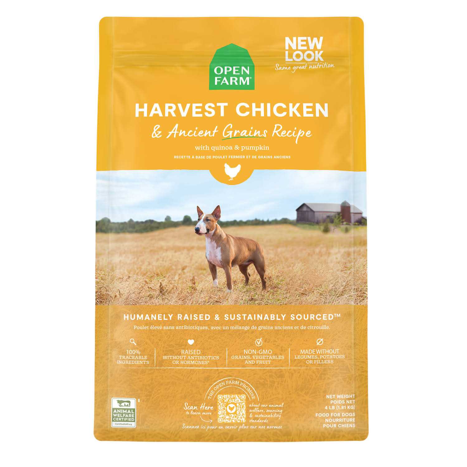 Open Farm Homestead Turkey Ancient Grains Dry Dog Food V699061