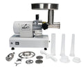 1 HP Dual Meat Grinder with 3 Stuffing Tubes, 2 Stainless Steel Grinding Plates, and a Stainless Steel Stuffing Plate S863425