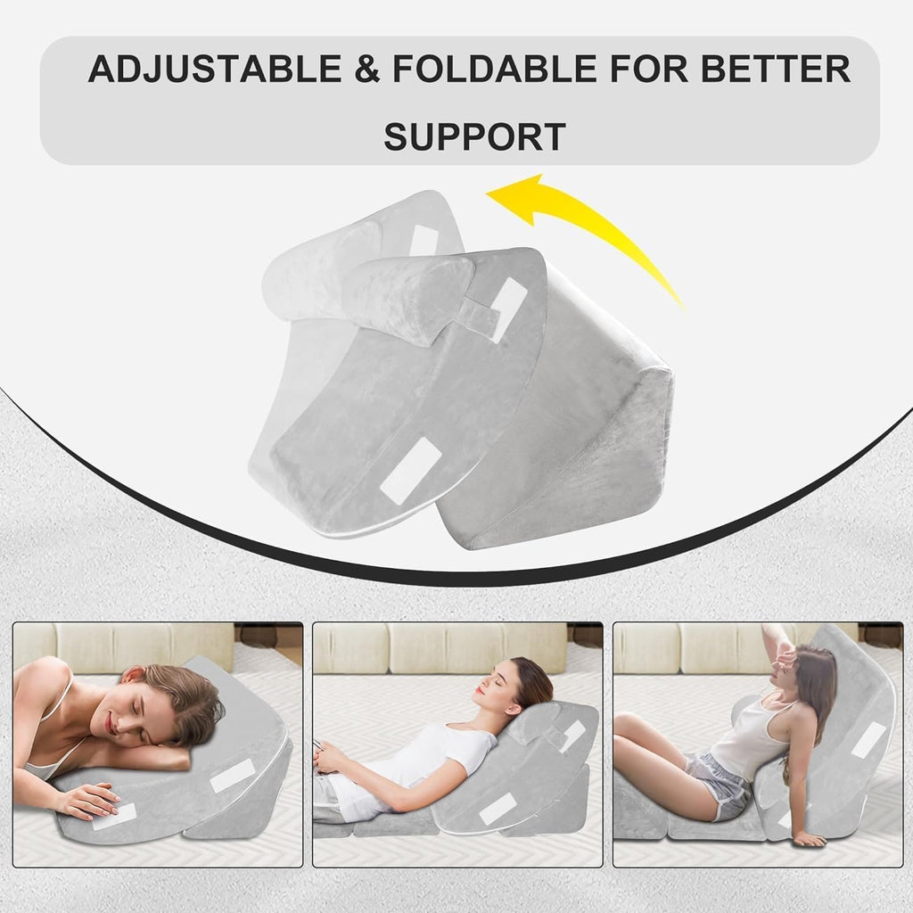 6 Piece Foam Bed Wedge Pillow Set D914