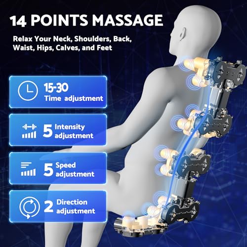 Zero Gravity Full Body Massage Chair with 14 Massage Points F919761