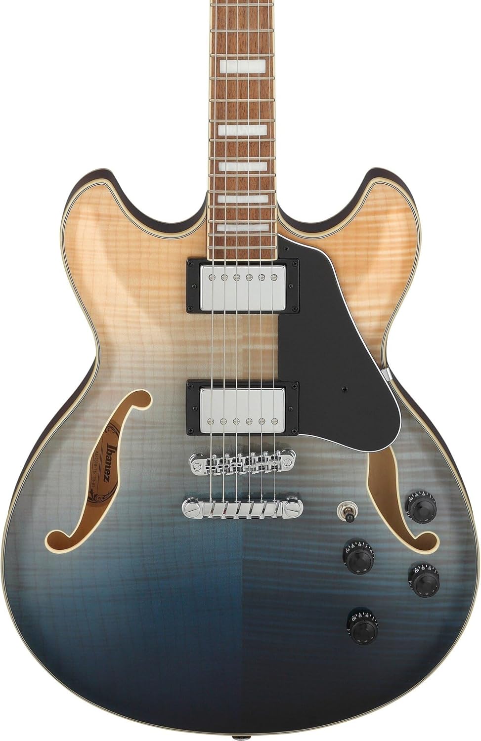 Transparent Indigo Fade Semi-Hollow Electric Guitar G1285