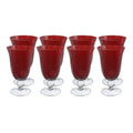 Set of 8 Red All Purpose Glasses R678979