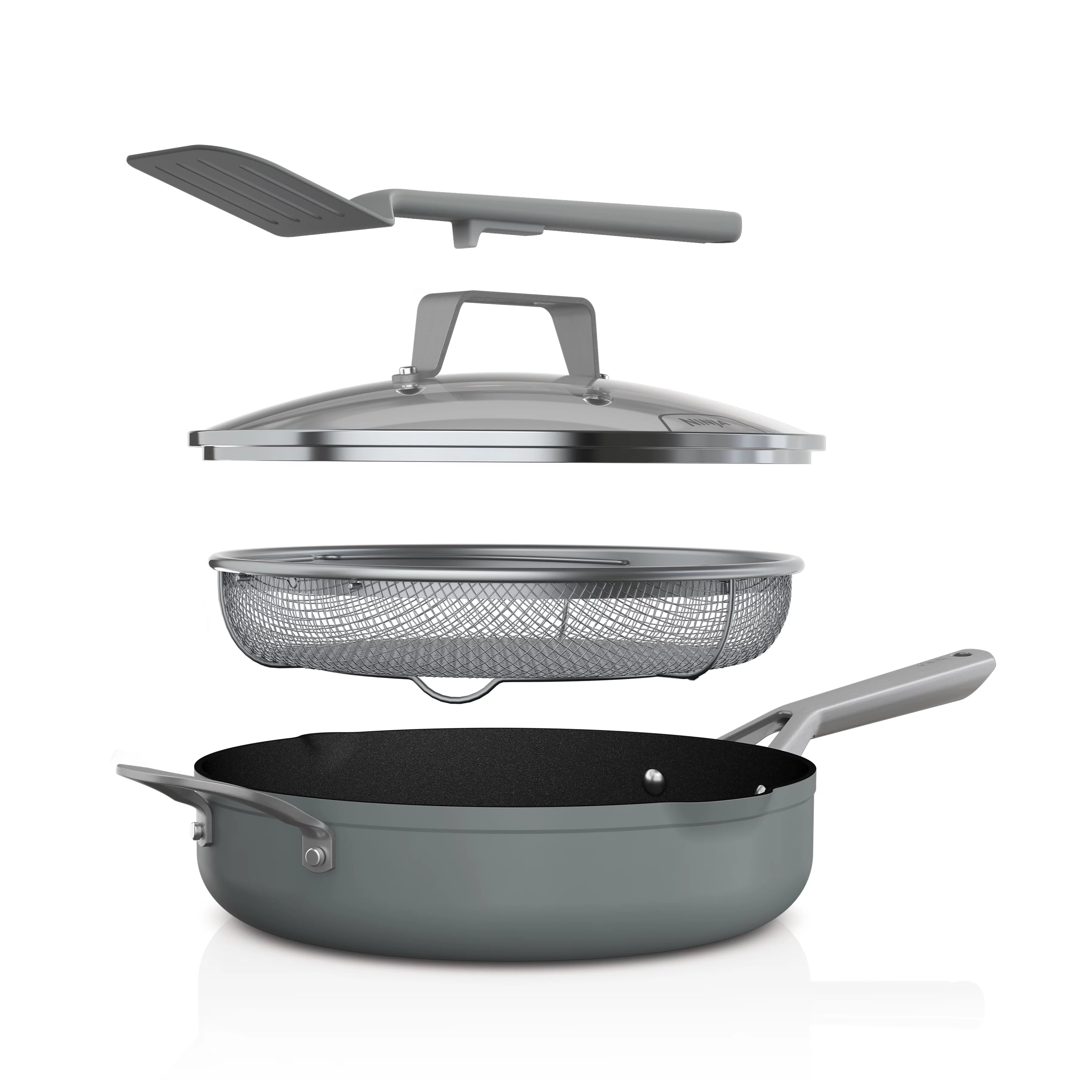 Sea Salt Grey Non Stick Pan N74896